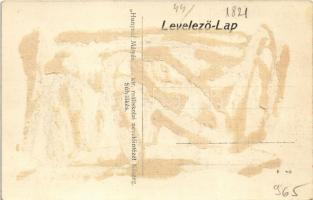 Kőszeg, Hunyadi Mátyás m. kir. reáliskolai nevelőintézet, súlylökés (ragasztónyom / gluemark)