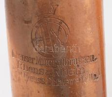 2 db antik ásványvizes palack. Rhens, Preussen, Nassau. Jelzett,. XIX. sz. 25, 30 cm