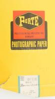 19 db üres fotótasak (Forte, Agfa, stb.), vegyes méretben és állapotban