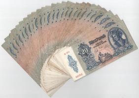 1941. 20P (26x) mind különféle sorszámjellel T:VF-VG  Adamo P12