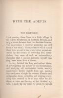 Hartmann, Franz:

With The Adepts. An adventure among the Rosicrucians. (Translated from the Germa...