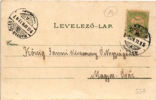 1903 Kőszeg, Római katolikus templom, Vízgyógyintézet, Laktanya, Katonai alreáliskola. Róth Jenő kia...