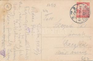 1917 Békéscsaba, Körös parti részlet. Vasúti levelezőlapárusítás 8247. (fl)