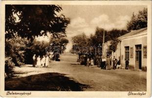 1927 Balatonszárszó, utca, üzlet. Ney Ernőné kiadása (fl)