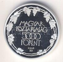 2008. 5000Ft Ag "Tokaji Történelmi Borvidék" T:PP