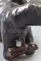 Bodrogkeresztúri puli, jelzés nélkül, kis mázhiba, m: 12 cm