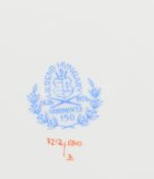 Herendi Viktória mintás kaspó. Jelzett, talpánál lepattanással, d: 20 cm, m: 16 cm