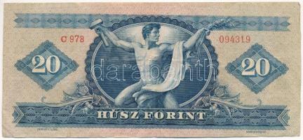 1949. 20Ft "C 978 094319" T:F
Hungary 1949. 20 Forint "C 978 094319" C:F
Adamo...