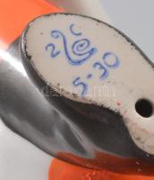 Polonne ukrán táncosok tangóharmonikás. Kézzel festett, jelzett, hibátlan 25x18 cm