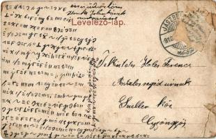 1912 Jászberény, Római katolikus templom + titkosírás / cryptography (Rb)