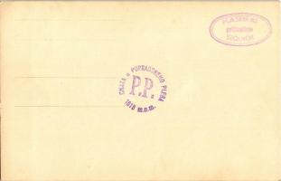 Tátra, Magas-Tátra, Vysoké Tatry; Poprádi tó és menház / Der Popper-See / Popradské pleso, chata / l...