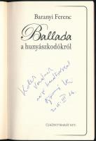 Baranyi Ferenc: Ballada a hunyászkodókról. Bp., 2015, Új-Könyvbarát. A szerző, Baranyi Ferenc (1937-...