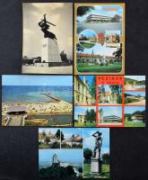 Kb. 100 db MODERN külföldi város képeslap / Cca. 100 modern mostly European town-view postcards in mixed quality