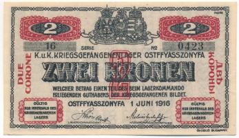 Ostffyasszonyfa / Hadifogolytábor 1916. június 1. 2K arab sorozat és sorszámmal T:F szép papír
Adam...