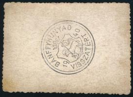 1940 Bánffyhunyad visszatért, vasútállomáson készült fotó, kisebb törésnyomokkal, 6×8,5 cm