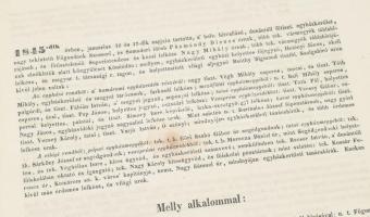 1845 Protestáns egyházi jegyzőkönyv (,,helv. hitvallású, dunántúli főtiszt. egyházkerület"), 9 ...