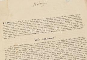 1850 Protestáns egyházi jegyzőkönyv (,,helvét hitvallásu dunántúli főtiszteletű Egyházkerület")...
