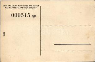 Budapest VI. Andrássy út 25. A magyar levélbélyeg 50 éves jubileumára kiadott emléklap, Levélbélyegg...