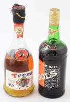 Lucas Bols likőr + Trenk Vinjak likőr, 0,7l, bontatlan, párolgással.