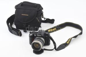 Nikon F80 fényképezőgép, Tamron AF Aspherical objektívvel, tartótáskában