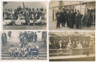 21 db RÉGI fotólap, képeslap / 21 pre-1945 postcards, photos