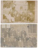 21 db RÉGI fotólap, képeslap / 21 pre-1945 postcards, photos