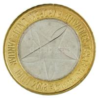 Szlovénia 2008. 3E bimetál Európai Uniós elnökség kapszulában T:AU Slovenia 2008. 3 Euro bimetallic European Union Presidency in capsule C:AU