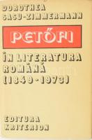 Sazu-Zimmermann, Dorothea: Petőfi in literatura Romana (1849-1973). Bukarest, 1980, Kriterion. Kiadói kartonált kötés, papír védőborítóval, kopottas állapotban.