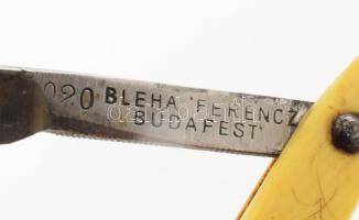 Bleha Ferencz borotva, h: 23 cm