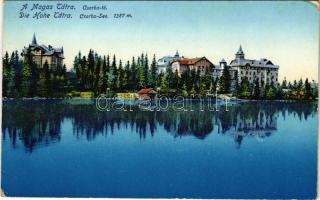 Tátra, Magas-Tátra, Vysoké Tatry; Csorba-tó / Csorbasee / lake (kopott sarkak / worn corners)