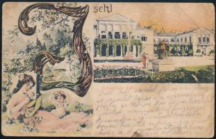 1914 Tábori posta képeslap "K.u.K. Not-Reservespital / Bad Ischl"