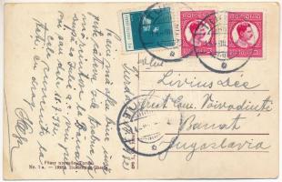 1932 Torda, Turda; Baia de Akna sarata / Akna sósfürdő, fürdőzők. Füssy nyomda kiadása / salt bath, ...