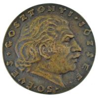Csúcs Ferenc (1905-1999) 1975. "50 éves Gosztonyi József / Az éremgyűjtőnek barátsággal" b...