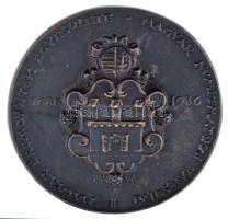 Madarassy Walter (1909-1994) 1986. "Buda Recuperata - 1686 / Magyar Éremgyűjtők Egyesülete - Magyar Numizmatikai Társulat" kétoldalas öntött bronz emlékérem (88mm) T:AU