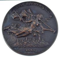 Madarassy Walter (1909-1994) 1986. "Buda Recuperata - 1686 / Magyar Éremgyűjtők Egyesülete - Ma...