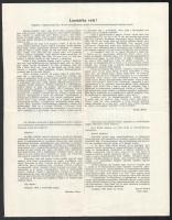 cca 1910 gróf Kreith Béla Kossuth múzeum reklám nyomtatvány 2p