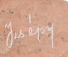 Izsépy őz. Jelzett, kis kopással, m: 12 cm