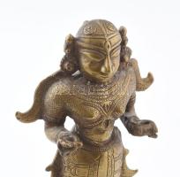 Dipalakshmi. Dél-India, cca 19. sz., bronz, kezei üresek, m: 36,5 cm