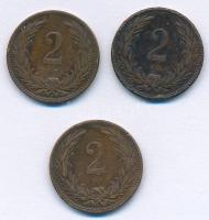 1895. 2f bronz (3xklf) T:VF ph. Adamo K2
