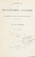 Prof. Dr. E. Harless: Lehrbuch der plastischen Anatomie. Erste Abtheilung. Der Kopf. Stuttgart, 1856, Verlag von Ebner & Seubert. Félvászon kötés, kopottas állapotban.