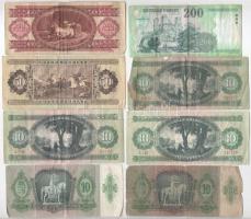 1936-2006. 8db-os magyar bankjegy tétel T:F-VG