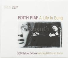 Edith Piaf - A Life In A Song.  3 x CD, Válogatás, Box Set, Deluxe Edition, Soho, Egyesült Királyság, 2004. NM