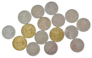 1993. 100Ft (3x) + 2005-2018. 50Ft Cu-Ni emlékkiadások (13x, ebből 8xklf) T:AU,XF