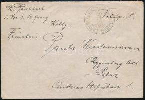 1916 Tábori posta levél Grazba küldve K.u.K. KRIEGSMARINE / S.M.S. SANKT GEORG