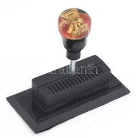 Vintage Lada sebességváltó asztaldísz, 16x13 cm, sérült