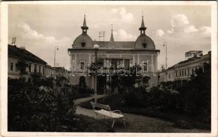 Máramarossziget, Sighetu Marmatiei; színház. Özv. Kincsesy Bogdánné kiadása / theatre (fl)