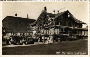 1941 Muri bei Bern, Gasthof Sternen / hotel and restaurant (glue marks)