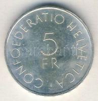 Svájc 1963. 5Fr Ag "100 éves a Vöröskereszt" T:1/2