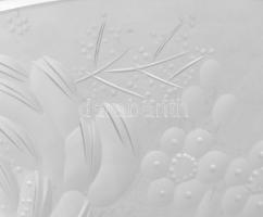 Meissen kristály ékszeres tál. Jelzett, hibátlan, d: 12 cm, m: 5,5 cm