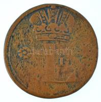 Selmecbánya 1696. Poltura Cu "I. Lipót" (2,12g/21mm) T:VF,F R!
Hungary / Schemnitz (Bansk...